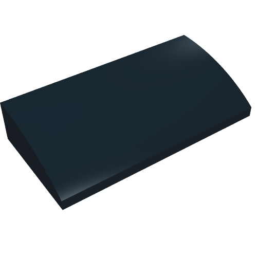 Part 61068 - Slope, Curved 2 x 4 x 2/3 without Bottom Tubes - De BrickPlaats
