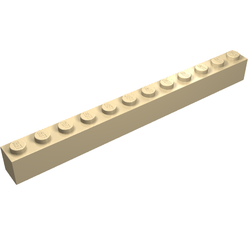 Part 6112 - Brick 1 x 12 - De BrickPlaats