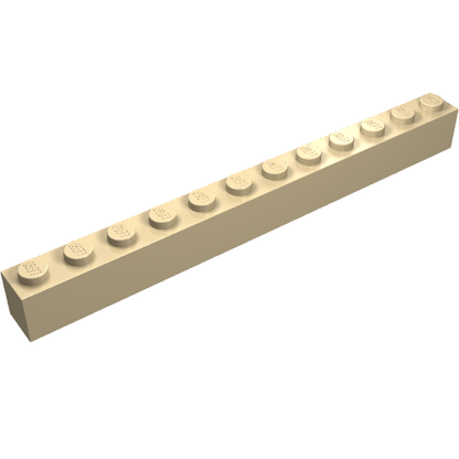 Part 6112 - Brick 1 x 12 - De BrickPlaats