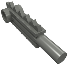 Part 6117 - Minifigure, Utensil Tool Chainsaw Blade - De BrickPlaats