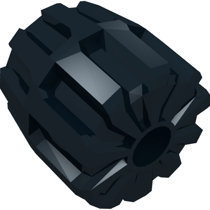 Part 6118 - Wheel Hard Plastic Small (22mm D. x 24mm) - De BrickPlaats