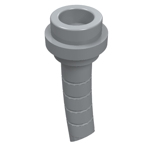 Part 61199 - Minifigure, Weapon Lightsaber Hilt Short with Ridges - De BrickPlaats