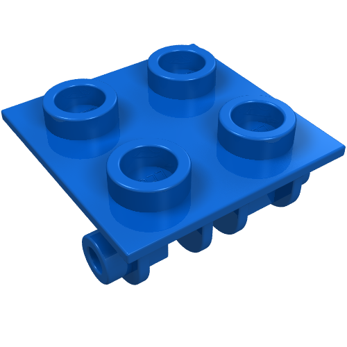 Part 6134 - Hinge Brick 2 x 2 Top Plate - De BrickPlaats