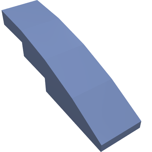 Part 61678 - Slope, Curved 4 x 1 - De BrickPlaats