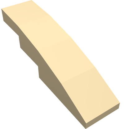 Part 61678 - Slope, Curved 4 x 1 - De BrickPlaats
