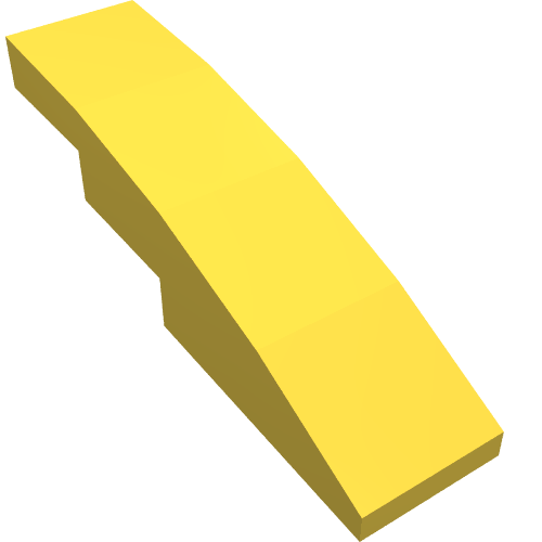 Part 61678 - Slope, Curved 4 x 1 - De BrickPlaats