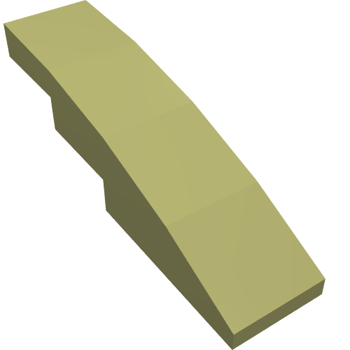 Part 61678 - Slope, Curved 4 x 1 - De BrickPlaats