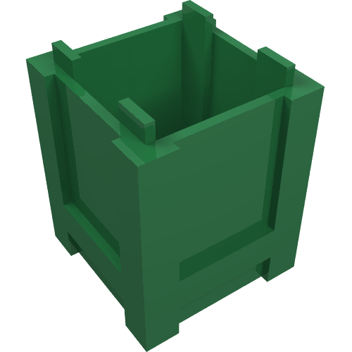 Part 61780 - Container, Box 2 x 2 x 2 - Top Opening - De BrickPlaats