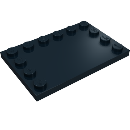 Part 6180 - Tile, Modified 4 x 6 with Studs on Edges - De BrickPlaats
