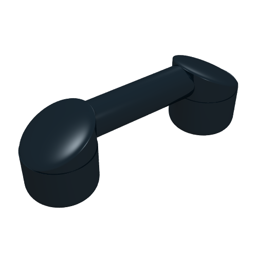 Part 6190 - Bar 1 x 3 with 2 Stud Receptacles (Radio Handle / Telephone Handset) - De BrickPlaats