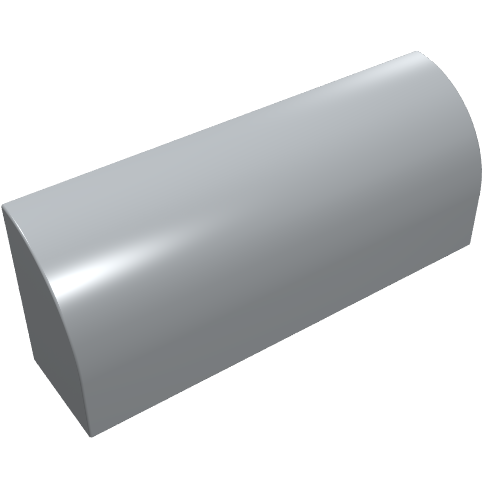 Part 6191 - Slope, Curved 1 x 4 x 1 1/3 - De BrickPlaats
