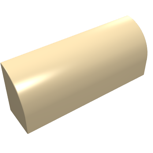 Part 6191 - Slope, Curved 1 x 4 x 1 1/3 - De BrickPlaats