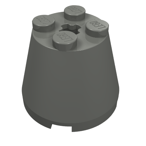 Part 6233 - Cone 3 x 3 x 2 - De BrickPlaats