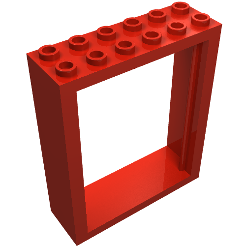 Part 6235 - Door, Frame 2 x 6 x 6 FreeStyle - De BrickPlaats