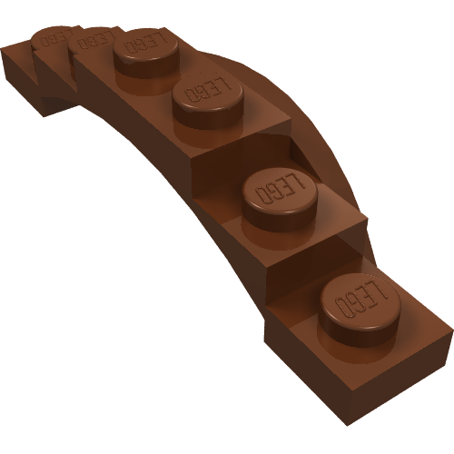 Part 62361 - Vehicle, Mudguard 1 1/2 x 6 x 1 with Arch - De BrickPlaats
