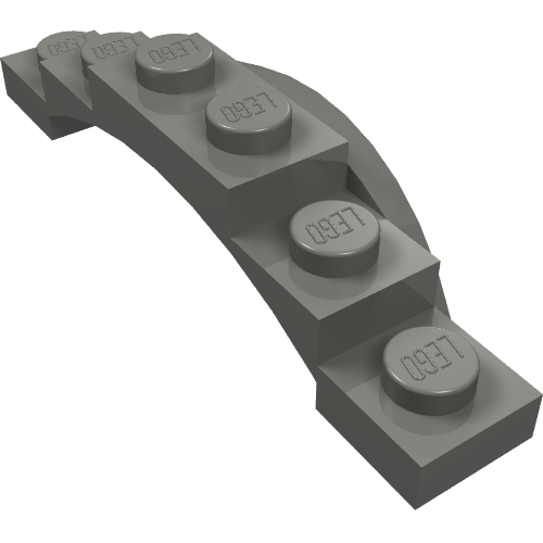Part 62361 - Vehicle, Mudguard 1 1/2 x 6 x 1 with Arch - De BrickPlaats