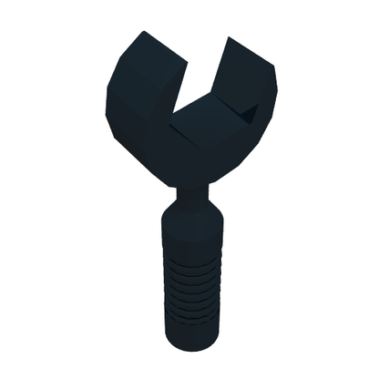Part 6246e - Minifigure, Utensil Tool Open End Wrench - 6-Rib Handle - De BrickPlaats