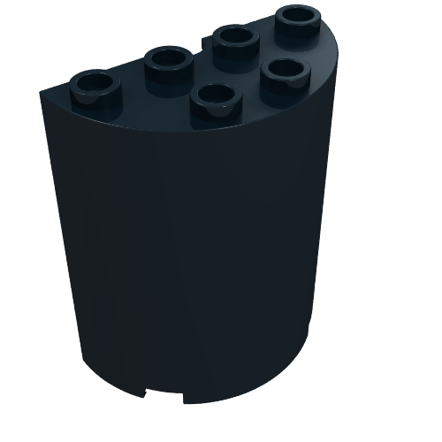 Part 6259 - Cylinder Half 2 x 4 x 4 - De BrickPlaats