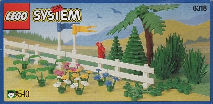 Set 6318 - Flowers, Trees and Fences - De BrickPlaats