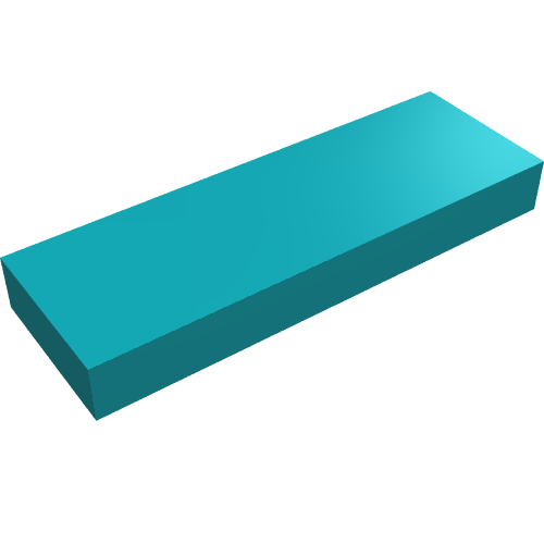 Part 63864 - Tile 1 x 3 - De BrickPlaats