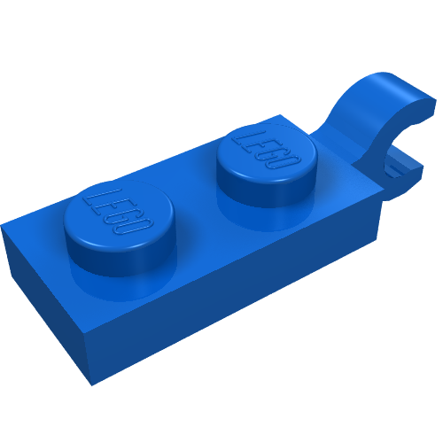 Part 63868 - Plate, Modified 1 x 2 with Clip on End (Horizontal Grip) - De BrickPlaats