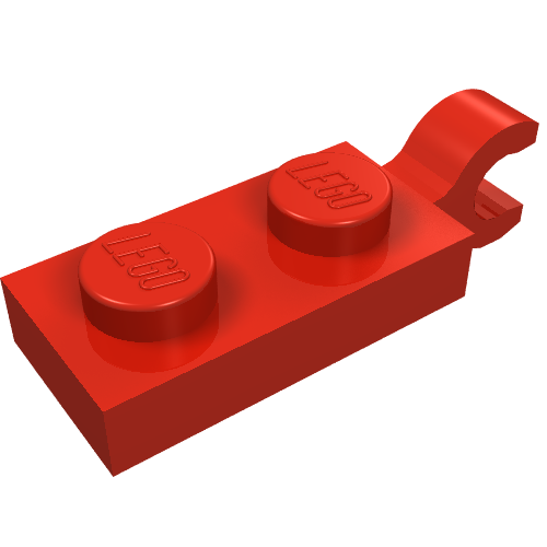 Part 63868 - Plate, Modified 1 x 2 with Clip on End (Horizontal Grip) - De BrickPlaats