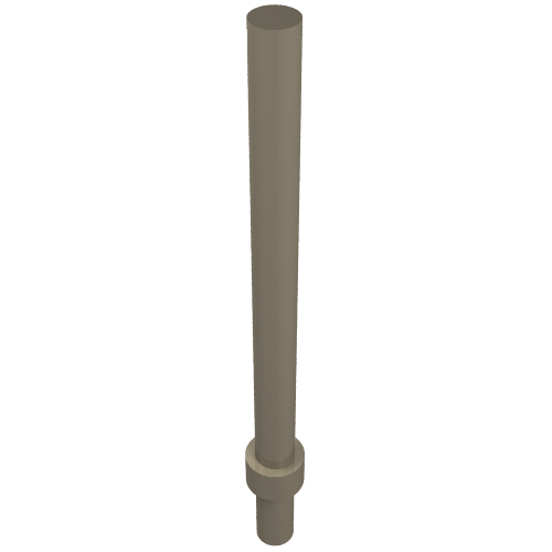 Part 63965 - Bar 6L with Stop Ring - De BrickPlaats