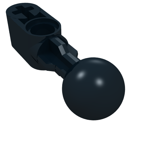 Part 64276 - Technic, Liftarm, Modified Ball Joint Straight 1 x 2 with 1 Hole in Ball - De BrickPlaats