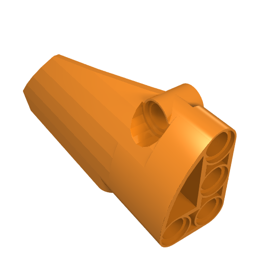 Part 64391 - Technic, Panel Fairing # 4 Small Smooth Long, Side B - De BrickPlaats