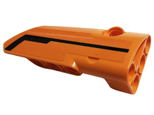 Part 64391pb064 - Technic, Panel Fairing # 4 Small Smooth Long, Side B with Black Line Pattern (Sticker) - Set 42120 - De BrickPlaats