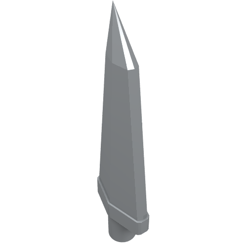 Part 64727 - Minifigure, Weapon Sword, Spike Flexible 3.5L with Bar End - De BrickPlaats