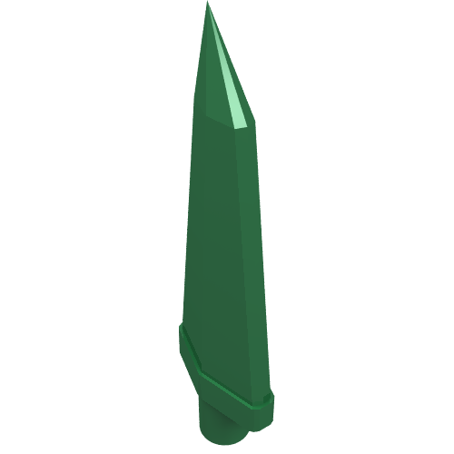Part 64727 - Minifigure, Weapon Sword, Spike Flexible 3.5L with Bar End - De BrickPlaats