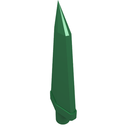 Part 64727 - Minifigure, Weapon Sword, Spike Flexible 3.5L with Bar End - De BrickPlaats
