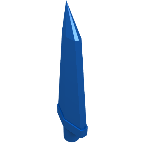Part 64727 - Minifigure, Weapon Sword, Spike Flexible 3.5L with Bar End - De BrickPlaats