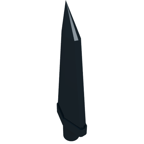 Part 64727 - Minifigure, Weapon Sword, Spike Flexible 3.5L with Bar End - De BrickPlaats