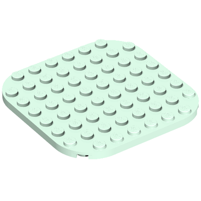 Part 65140 - Plate, Round 8 x 8 with Rounded Corners - De BrickPlaats