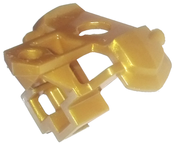 Part 65183 - Minifigure Armor Shoulder Pads with Scabbard for 2 Katanas and Bar Hole - De BrickPlaats