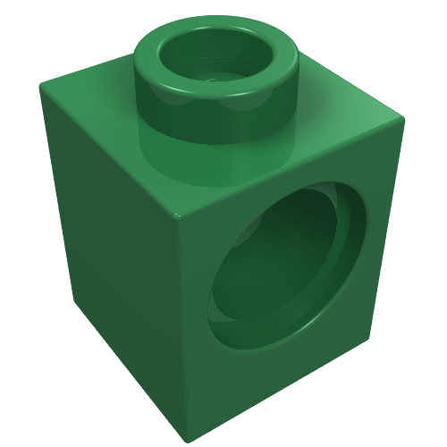 Part 6541 - Technic, Brick 1 x 1 with Hole - De BrickPlaats