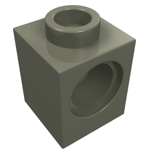 Part 6541 - Technic, Brick 1 x 1 with Hole - De BrickPlaats