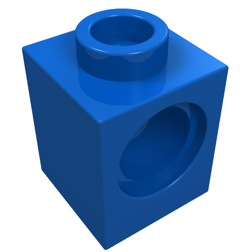 Part 6541 - Technic, Brick 1 x 1 with Hole - De BrickPlaats