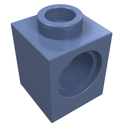 Part 6541 - Technic, Brick 1 x 1 with Hole - De BrickPlaats