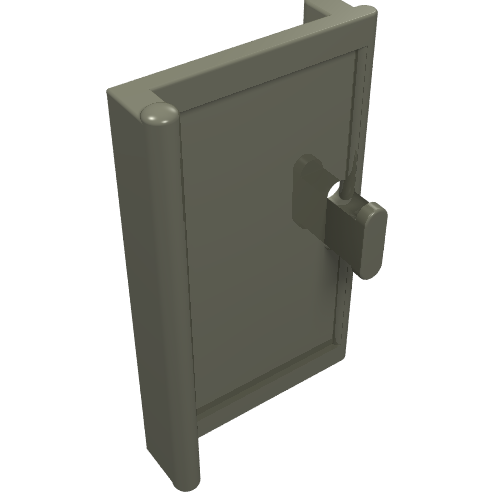 Part 6546 - Door 1 x 2 x 3 with Vertical Handle - De BrickPlaats
