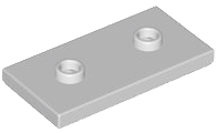 Part 65509 - Plate, Modified 2 x 4 with 2 Studs (Double Jumper) - De BrickPlaats