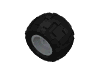 Part 6580c01 - Wheel 43.2 x 28 Balloon Small with Black Tire 43.2 x 28 S Balloon Small (6580 / 6579) - De BrickPlaats