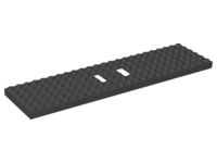 Part 6584a - Train Base 6 x 24 with 3 Round Holes Each End - De BrickPlaats