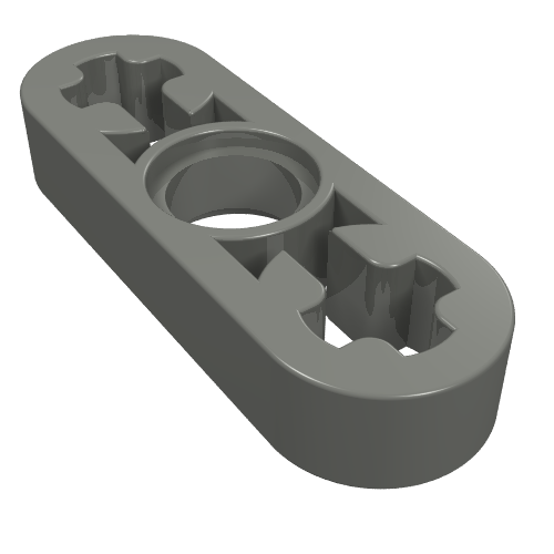 Part 6632 - Technic, Liftarm Thin 1 x 3 - Axle Holes - De BrickPlaats
