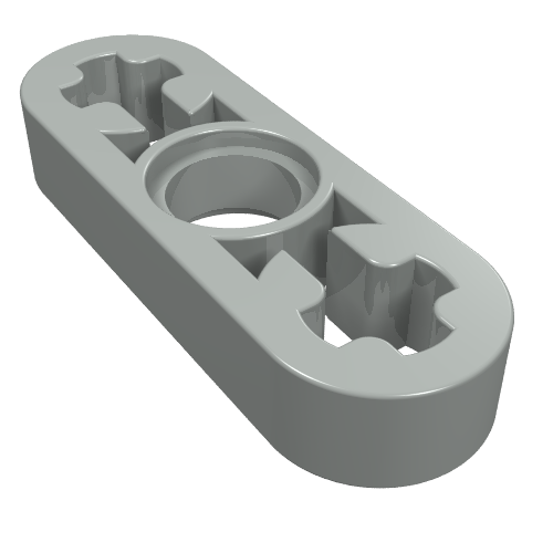 Part 6632 - Technic, Liftarm Thin 1 x 3 - Axle Holes - De BrickPlaats