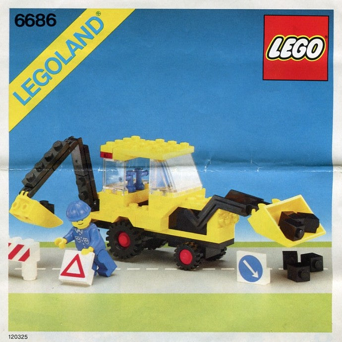 Set 6686 - Backhoe - De BrickPlaats