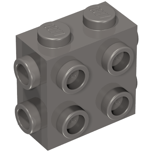Part 67329 - Brick, Modified 1 x 2 x 1 2/3 with Studs on Side and Ends - De BrickPlaats