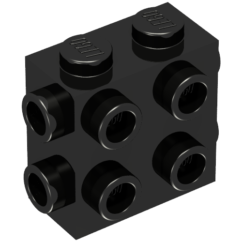 Part 67329 - Brick, Modified 1 x 2 x 1 2/3 with Studs on Side and Ends - De BrickPlaats